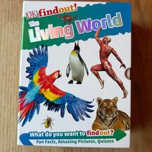 DK Find Out The Living World Book Set 8 Books Nature Animals Human Body